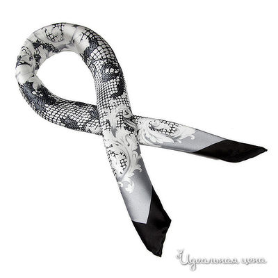 Платок Sabellino, цвет цвет серый / белый / черный