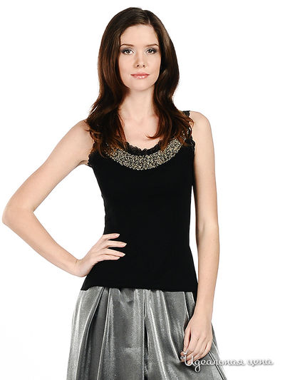 Майка XcluSive&Soho, цвет цвет черный