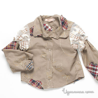 Блуза Mandarinalend, цвет цвет хаки