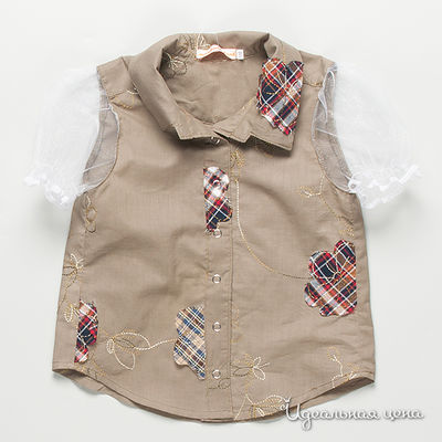 Блуза Mandarinalend, цвет цвет хаки