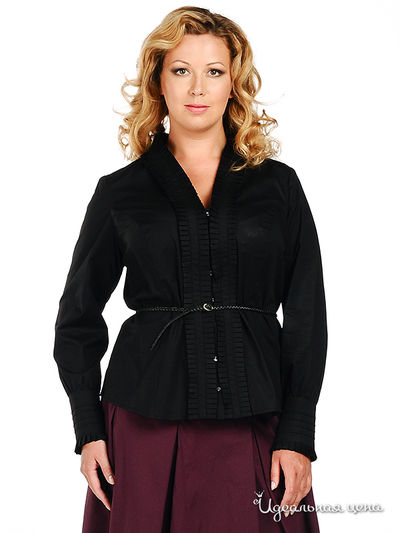 Блуза Natura, цвет цвет черный