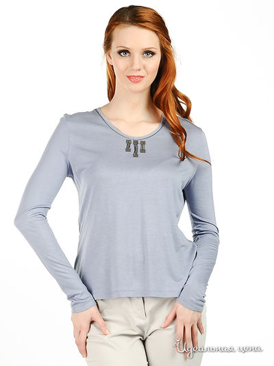 Лонгслив Olsen, цвет цвет серо-голубой