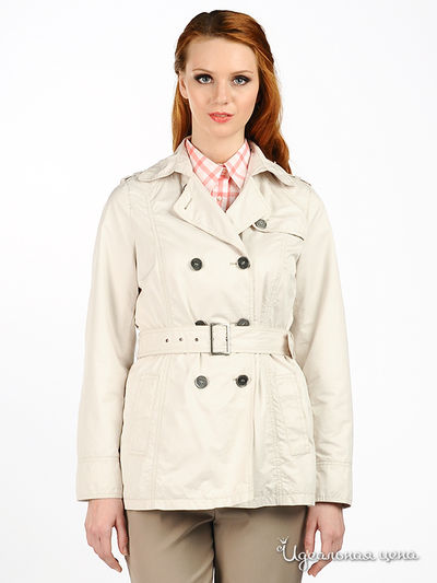 Плащ Olsen, цвет цвет жемчужный