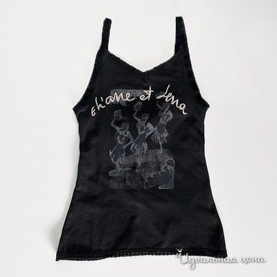 Топ Eliane et Lena, цвет цвет черный