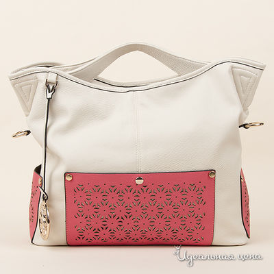 Сумка Fancy, цвет цвет молочный / коралловый