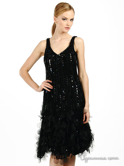 Платье JS Collection, цвет цвет черный