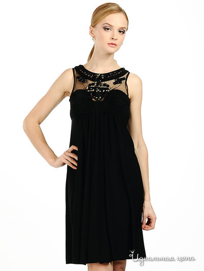 Платье JS Collection, цвет цвет черный