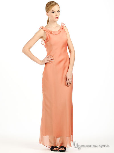 Платье JS Collection, цвет цвет коралловый