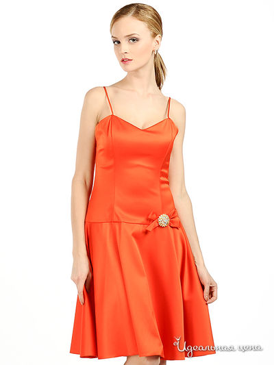 Платье JS Collection, цвет цвет оранжевый