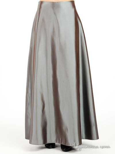 Юбка JS Collection, цвет цвет коричнево- голубой