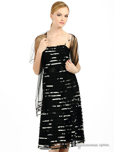 Платье JS Collection, цвет цвет черный / белый