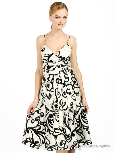 Платье JS Collection, цвет цвет черный / белый