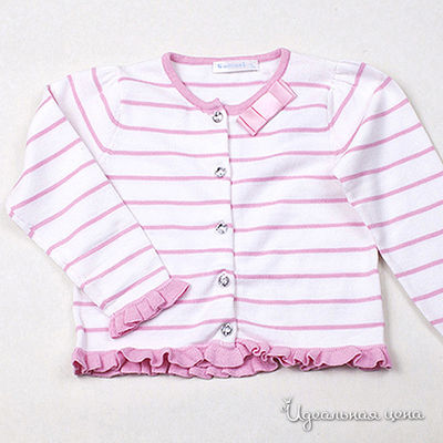 Блуза ComusL для девочки, цвет белый / розовый