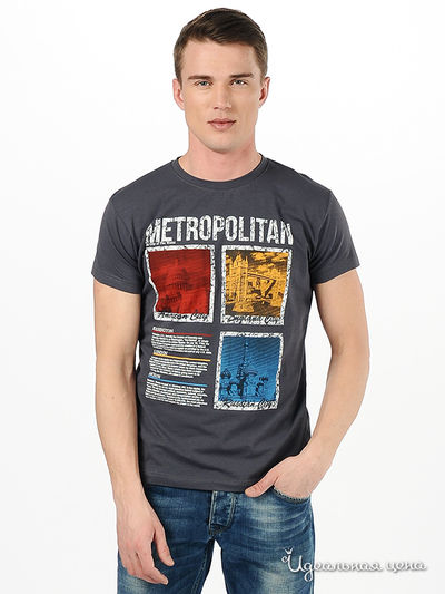 Футболка Lagos, цвет цвет серый