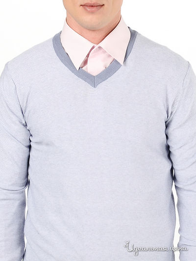 Пуловер WOOLLEN ART мужской, цвет сиреневый