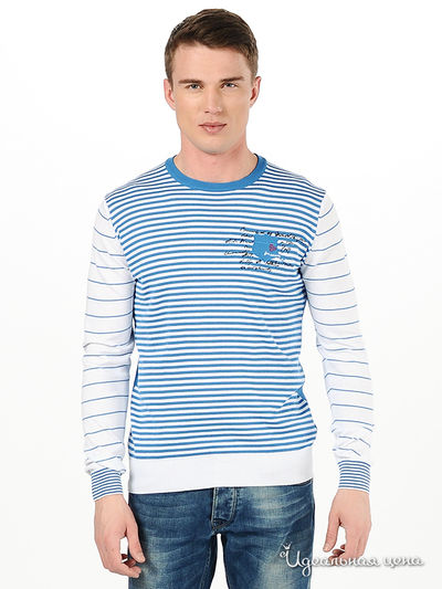 Джемпер Woollen Art, цвет цвет синий / белый