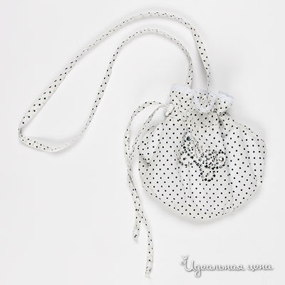 Сумочка Choby, цвет цвет белый / принт горох