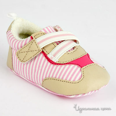 Пинетки Chicco, цвет цвет розовый / бежевый