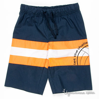 Шорты Chicco, цвет цвет темно-синий / оранжевый / белый