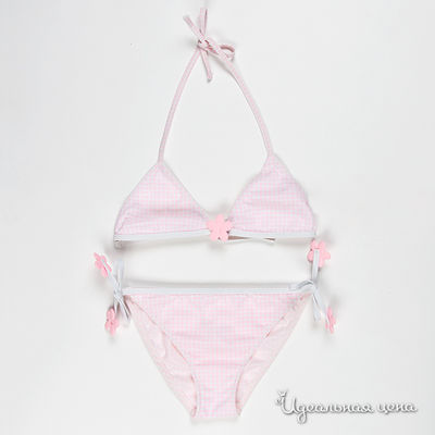 Купальник Chicco, цвет цвет белый / розовый