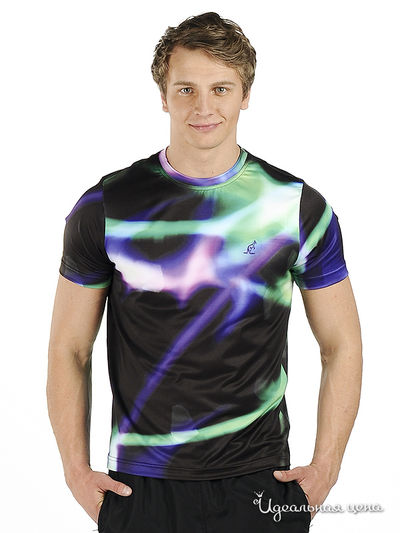 Футболка Australian, цвет цвет черный / зеленый / фиолетовый