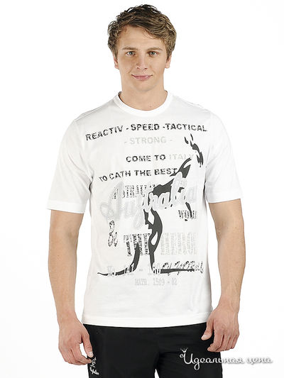 Футболка Australian, цвет цвет белый / серый