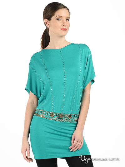 Туника Мультибренд, цвет цвет зеленый