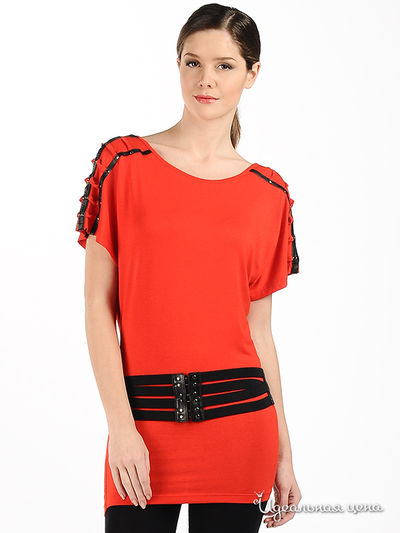 Туника Мультибренд, цвет цвет красный