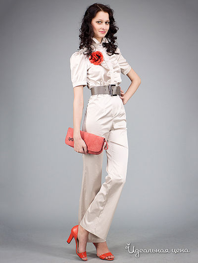 Комбинезон May Be, цвет цвет молочный