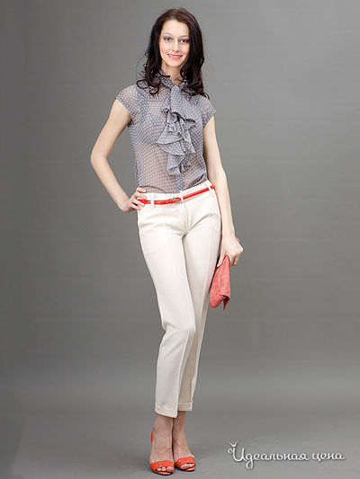 Блуза May Be, цвет цвет серый