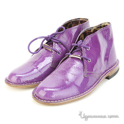 Ботинки Bouton, цвет цвет сиреневый