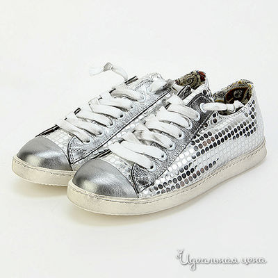 Кеды Bouton, цвет цвет серебряный
