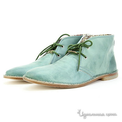 Ботинки Bouton, цвет цвет светло-зеленый