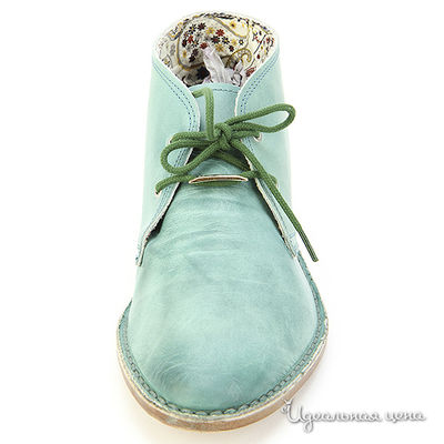 Ботинки Bouton женские, цвет светло-зеленый