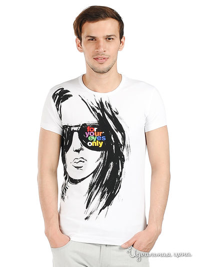 Футболка Moschino, цвет цвет белый