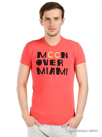 Футболка Moschino, цвет цвет красный