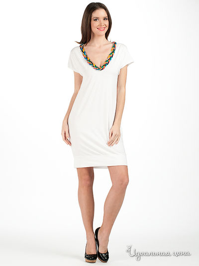 Туника Moschino, цвет цвет белый