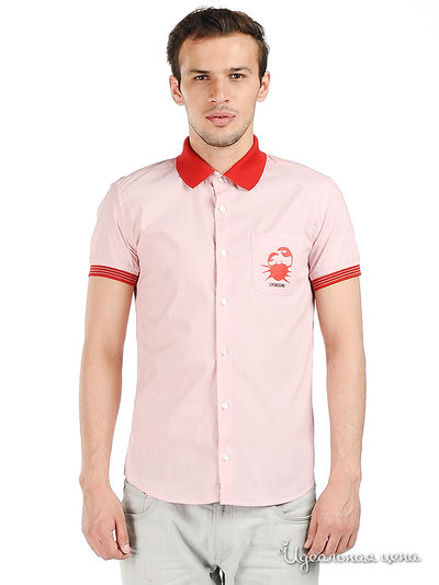 Рубашка Moschino, цвет цвет красный