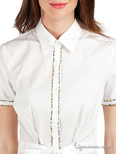 Рубашка Moschino женская, цвет белый