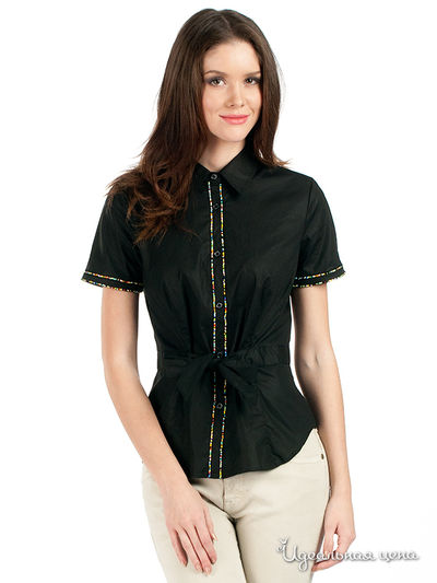 Рубашка Moschino, цвет цвет черный