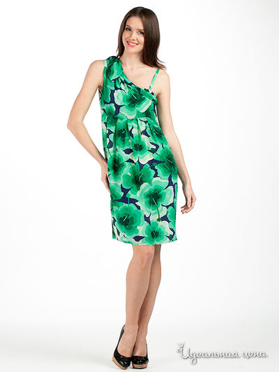 Платье Moschino, цвет цвет зеленый