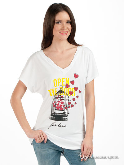 Футболка Moschino, цвет цвет белый