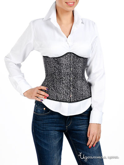 Корсет Nuance, цвет цвет серый / принт леопард