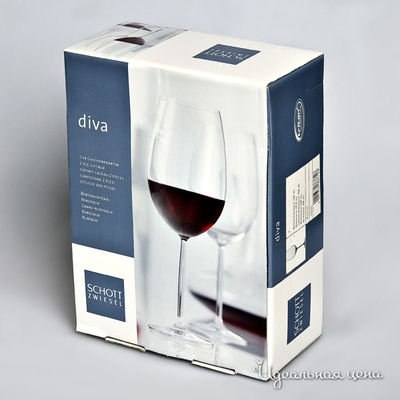 Набор фужеров Diva для красного вина 2 шт, 770 мл