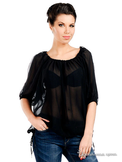 Блузка Nuance, цвет цвет черный