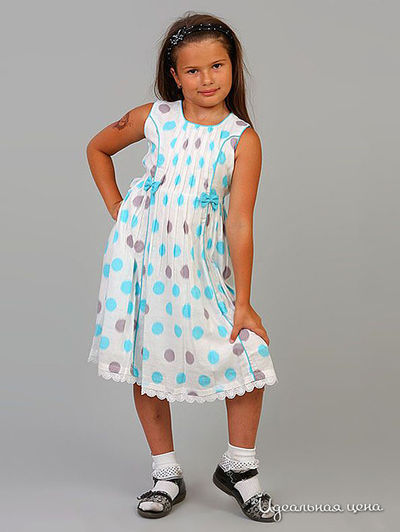 Платье Molly Roy, цвет цвет белый / бирюзовый