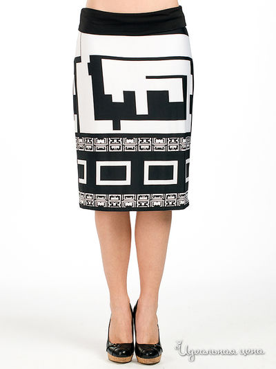 Юбка Analily, цвет цвет черный / белый