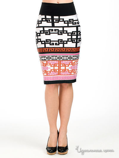 Юбка Analily, цвет цвет белый / черный / розовый