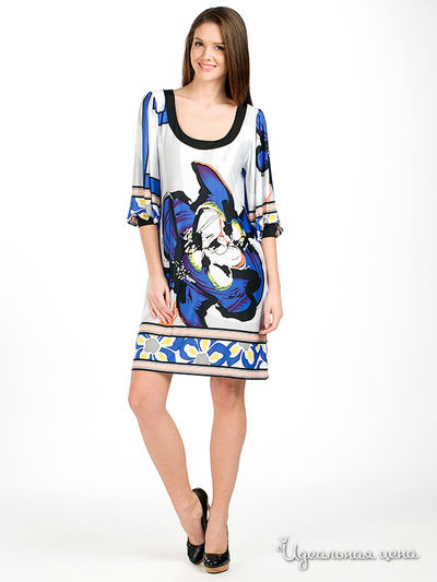 Платье Analily, цвет цвет белый / мультиколор