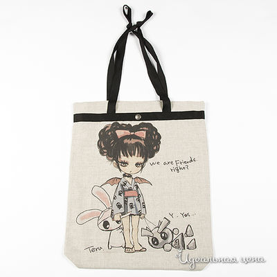 Сумка-планшет Adzhedo, цвет цвет бежевый